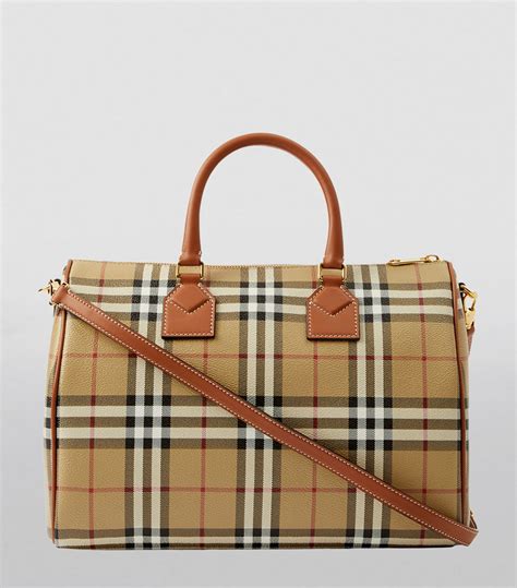 burberry check mini bowling bag|burberry medium check bowling bag.